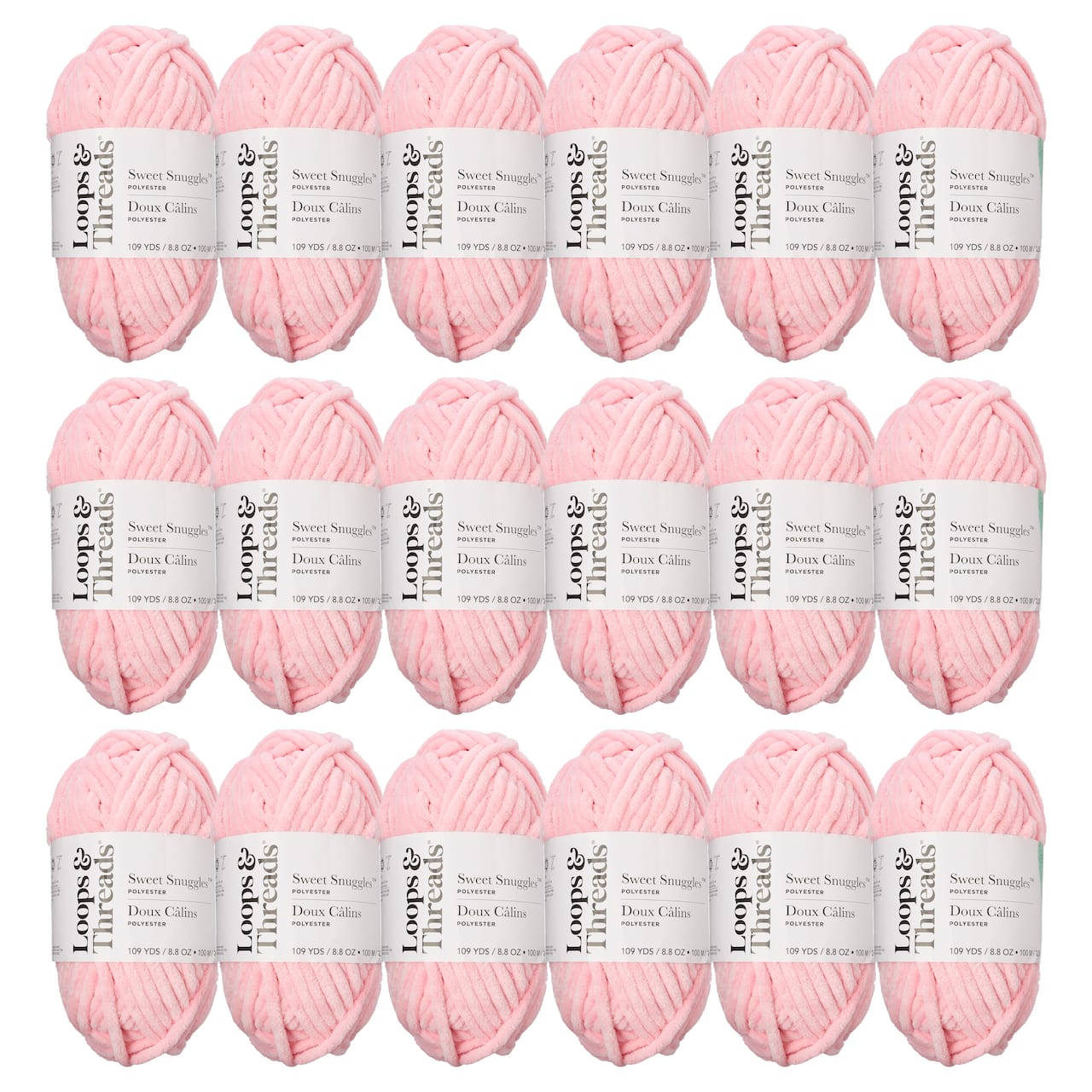 18 Pack: Sweet Snuggles™ Yarn by Loops & Threads®